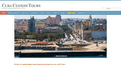 Desktop Screenshot of cubacustomtours.com