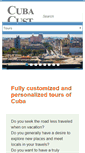 Mobile Screenshot of cubacustomtours.com